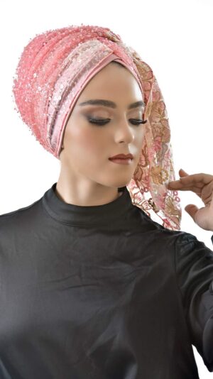 מטפחת תחרה רקומה