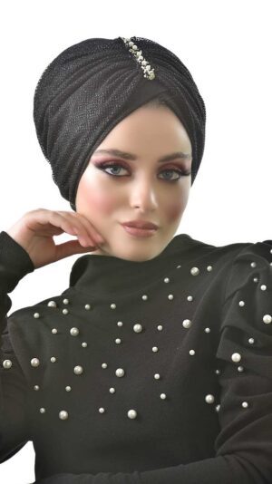 מטפחת תכשיט שחורה